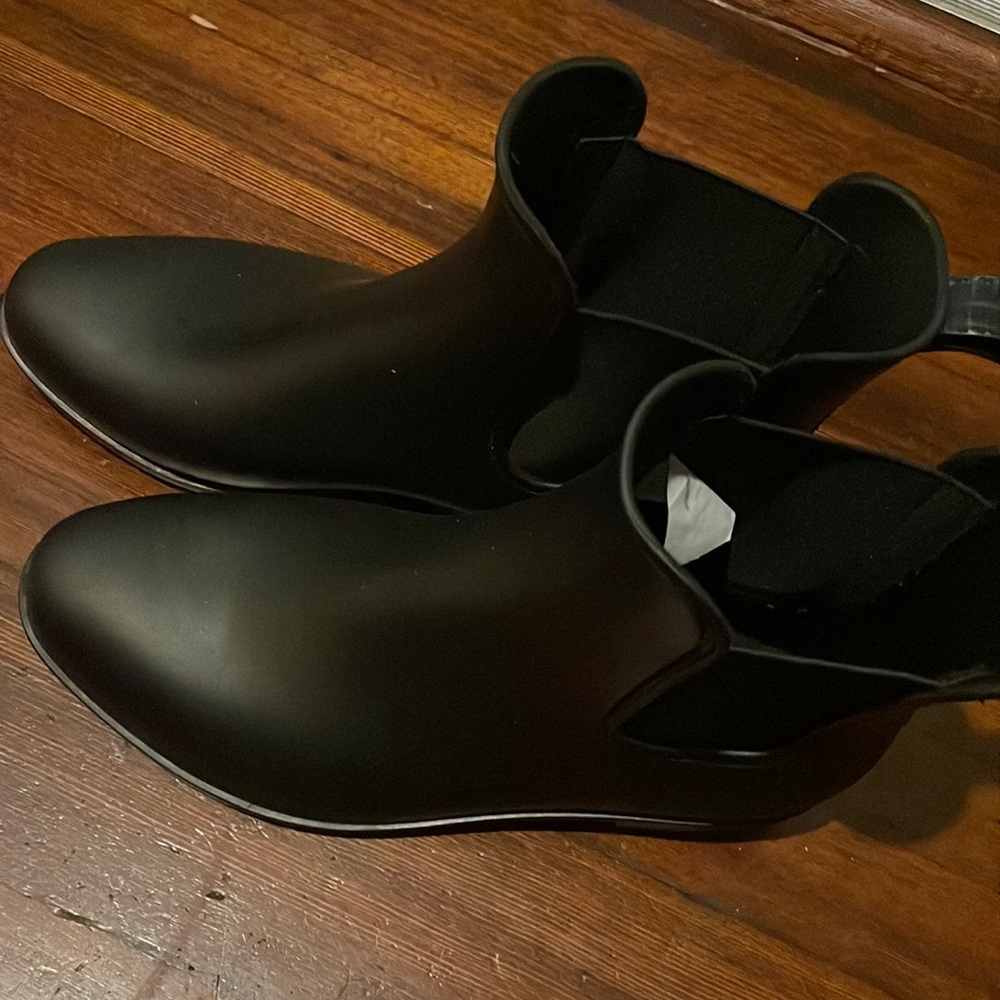 Black ankle boots